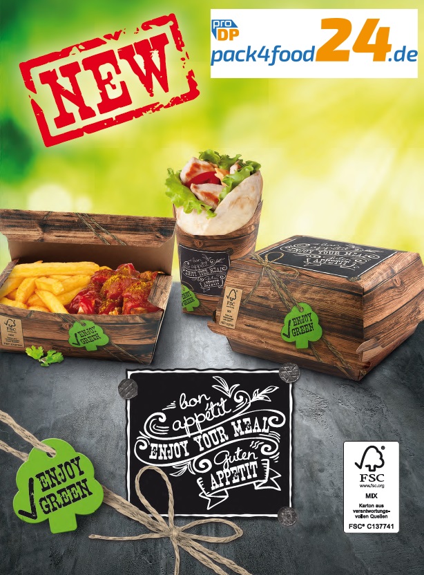 Enjoy Green - das neue Bio Snack to go Sortiment bei Pack4Food24