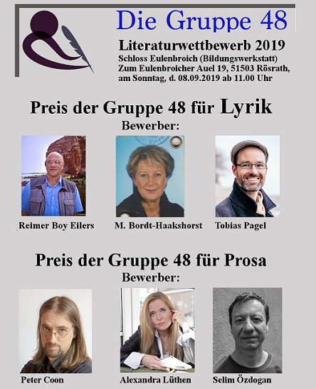 Vierter Literaturwettbewerb in Rösrath im Schloss Eulenbroich