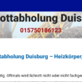 Kostenlose und unkomplizierte Schrottabholung in Duisburg