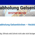 Kostenlose Schrottabholung in Gelsenkirchen- auch bei kleineren Mengen
