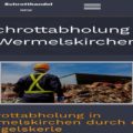 Die Schrottabholung in Wermelskirchen und (Ruhrgebiet) professionelle Handel mit Metallschrott