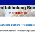 Schrottabholung Rhein kümmert sich um Ihren Schrott in Bochum