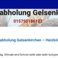 Schrottabholung Rhein kümmert sich um Ihren Schrott in Gelsenkirchen