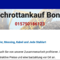 Kostenlose und mobile Schrottabholung in Bonn